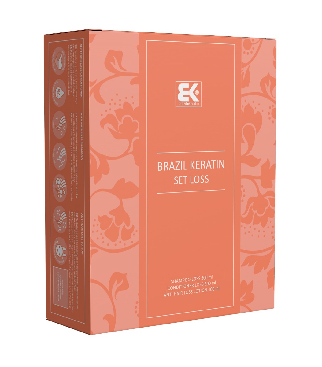 Brazil Keratin Set Loss dárkový set 3 ks Brazil Keratin