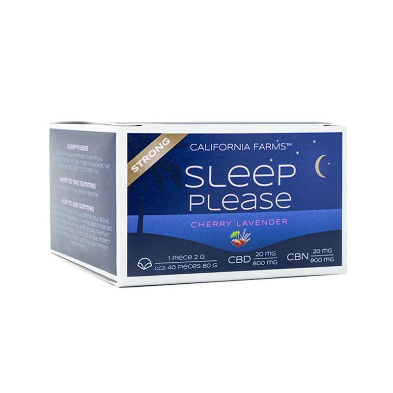 California Farms Sleep please Strong CBD cherry lavender 80 g California Farms