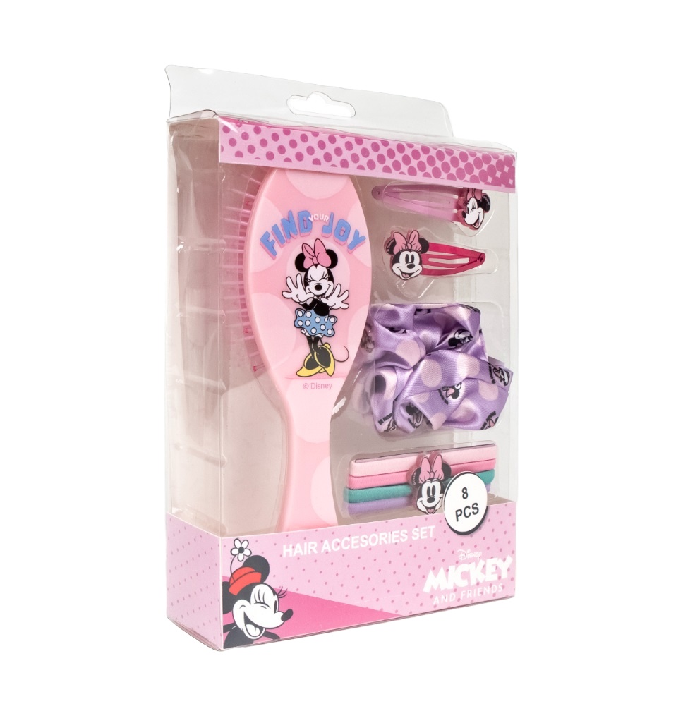 Cerdá Sada vlasových doplňků s hřebenem Minnie 8 ks Cerdá
