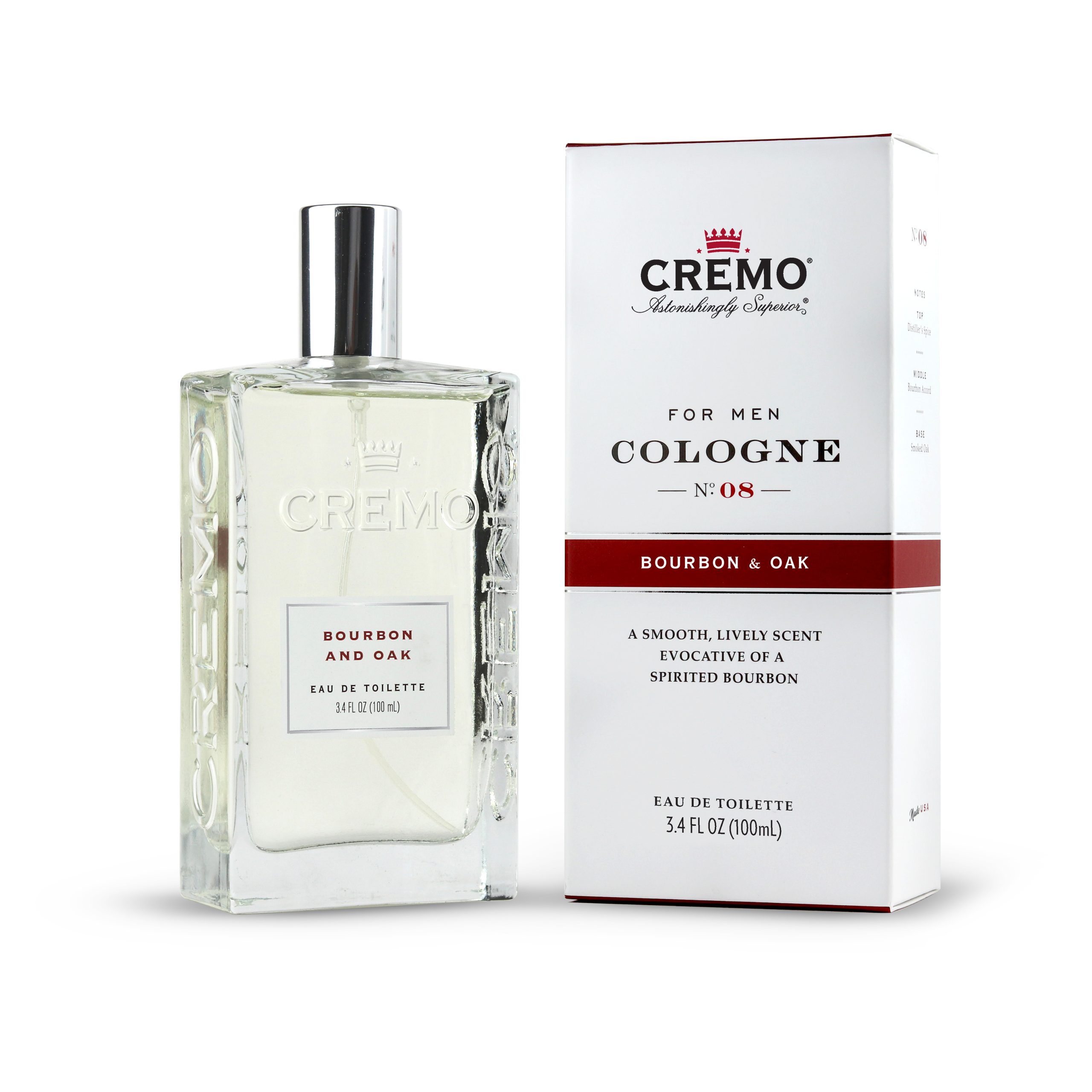 Cremo Bourbon & Oak toaletní voda pro muže 100 ml Cremo