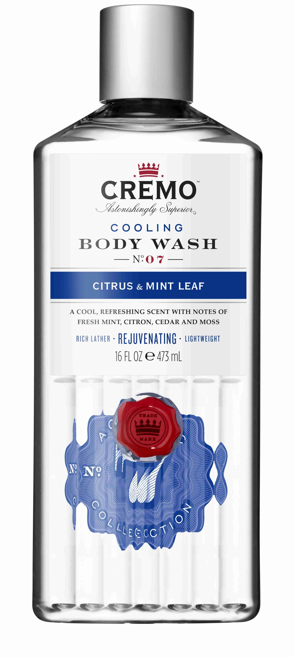 Cremo Citrus & Mint Leaf sprchový gel pro muže 473 ml Cremo