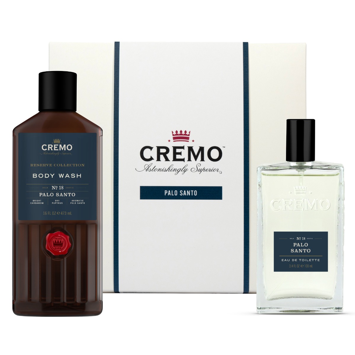 Cremo Palo Santo dárková sada pro muže 2 ks Cremo