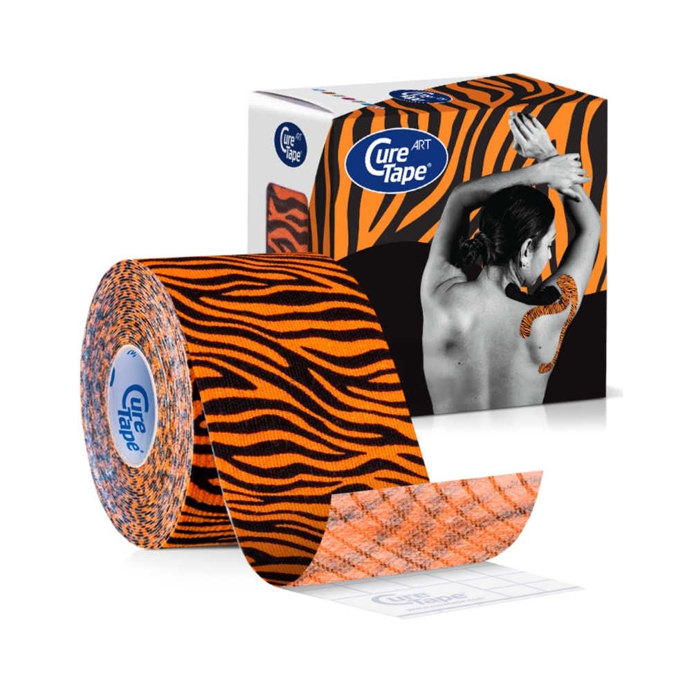 CureTape Art 5 cm x 5 m kineziologický tejp Tiger CureTape
