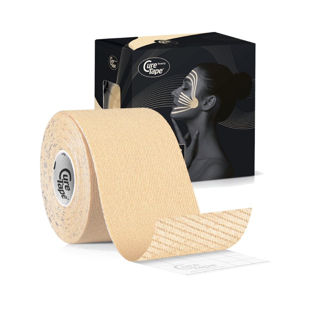 CureTape Beauty 5 cm x 5 m kosmetický tejp béžový CureTape