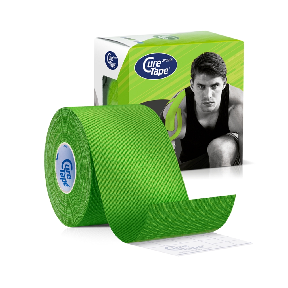 CureTape Sports 5 cm x 5 m kineziologický tejp zelený CureTape