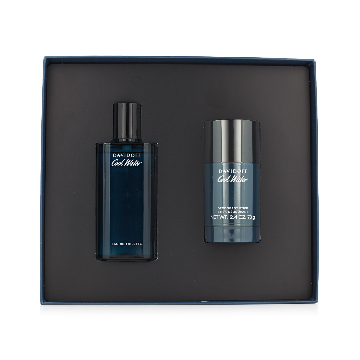Davidoff Cool Water for Men EDT 75 ml + DST 75 ml M (3) Davidoff