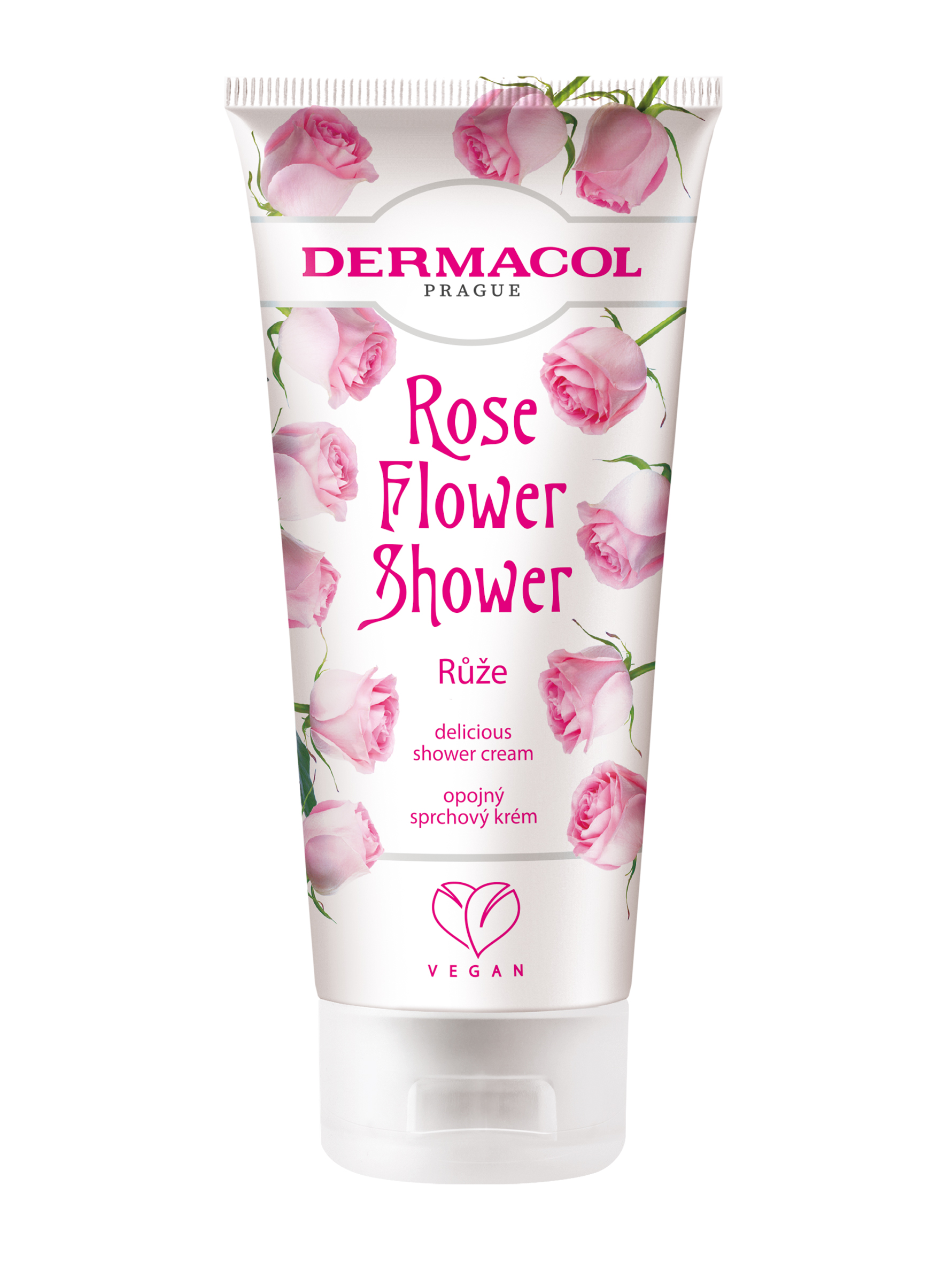 Dermacol Flower Shower Opojný sprchový krém růže 200 ml Dermacol