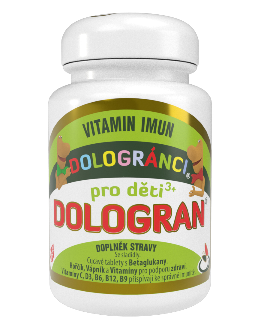 Dologran pro děti 3+ Dologránci Vitamin Imun 60 tablet Dologran