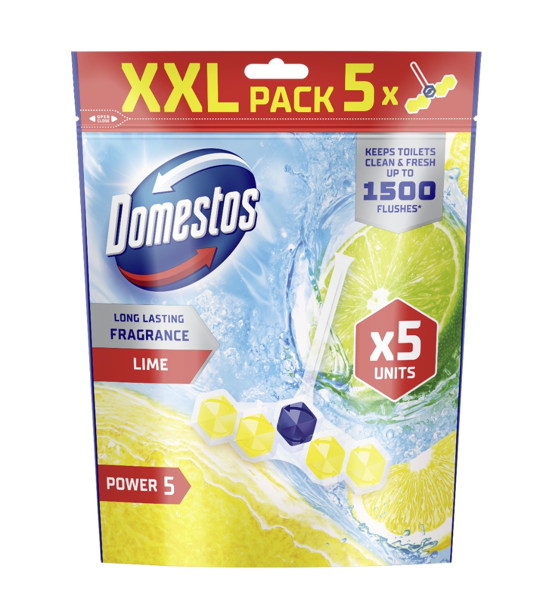 Domestos Power 5 Citrus 5x50 g Domestos