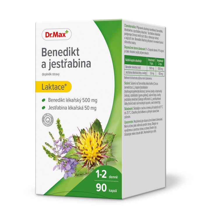 Dr. Max Benedikt a jestřabina 90 kapslí Dr. Max
