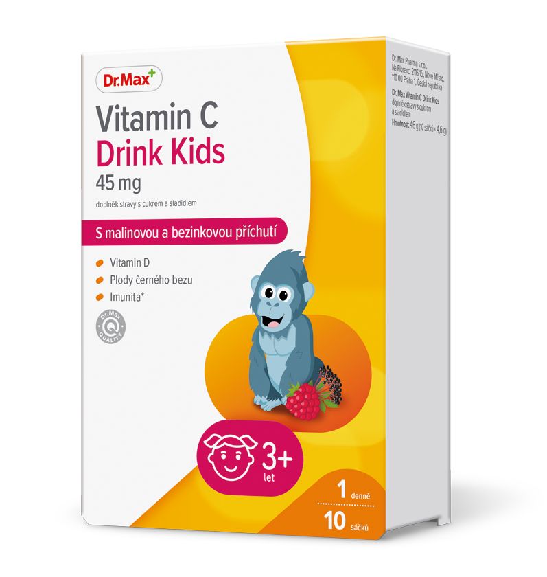 Dr. Max Vitamin C Drink Kids 10 sáčků Dr. Max