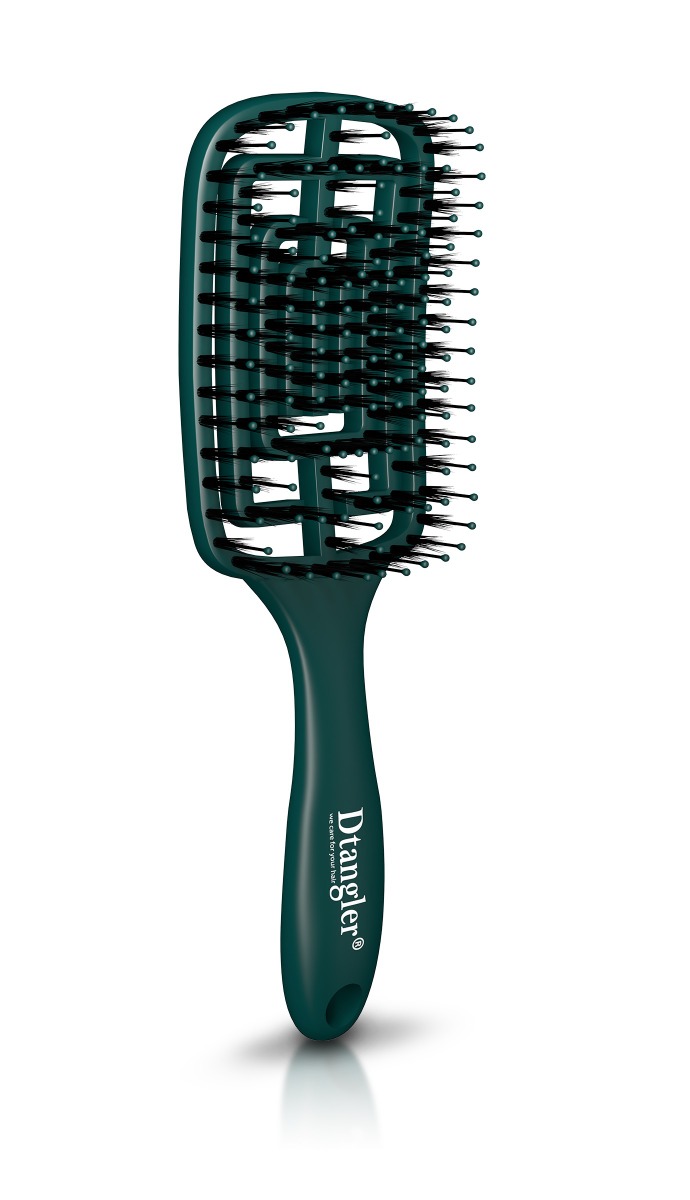 Dtangler Emerald Green kartáč na vlasy 1 ks Dtangler