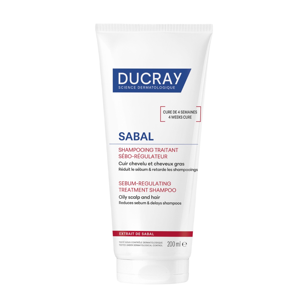 Ducray Sabal Šampon regulující tvorbu mazu 200 ml Ducray