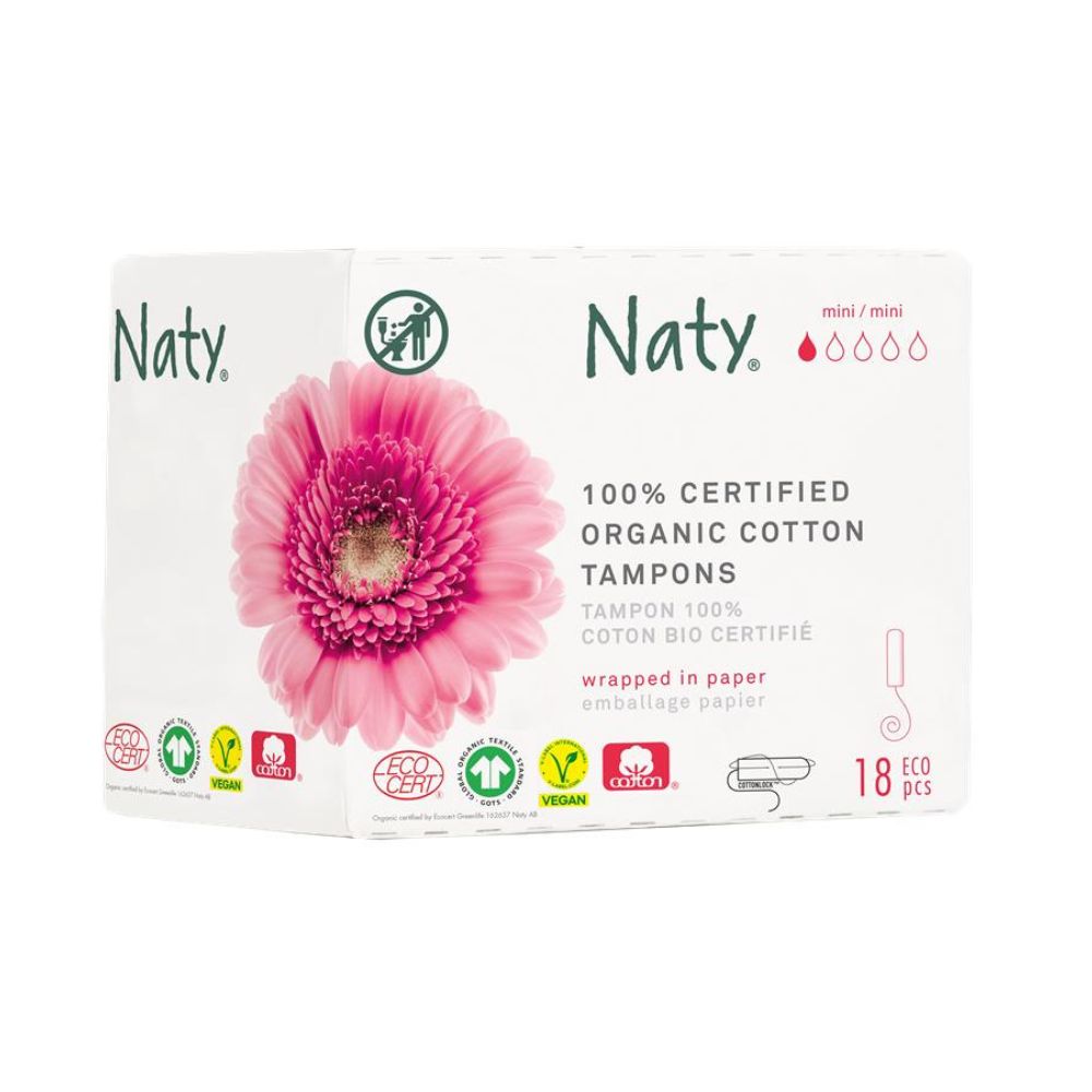 ECO by Naty Mini dámské tampóny 18 ks ECO by Naty