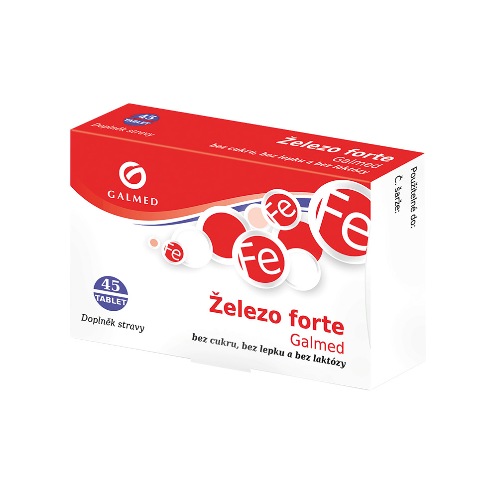 Galmed Železo forte 45 tablet Galmed