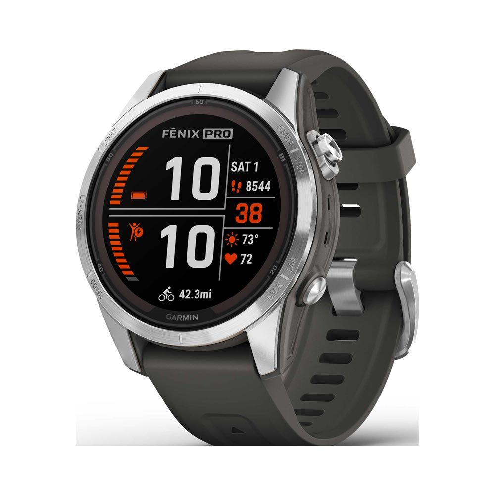 Garmin Fenix 7S Pro Solar edition chytré hodinky Steel/Black Garmin