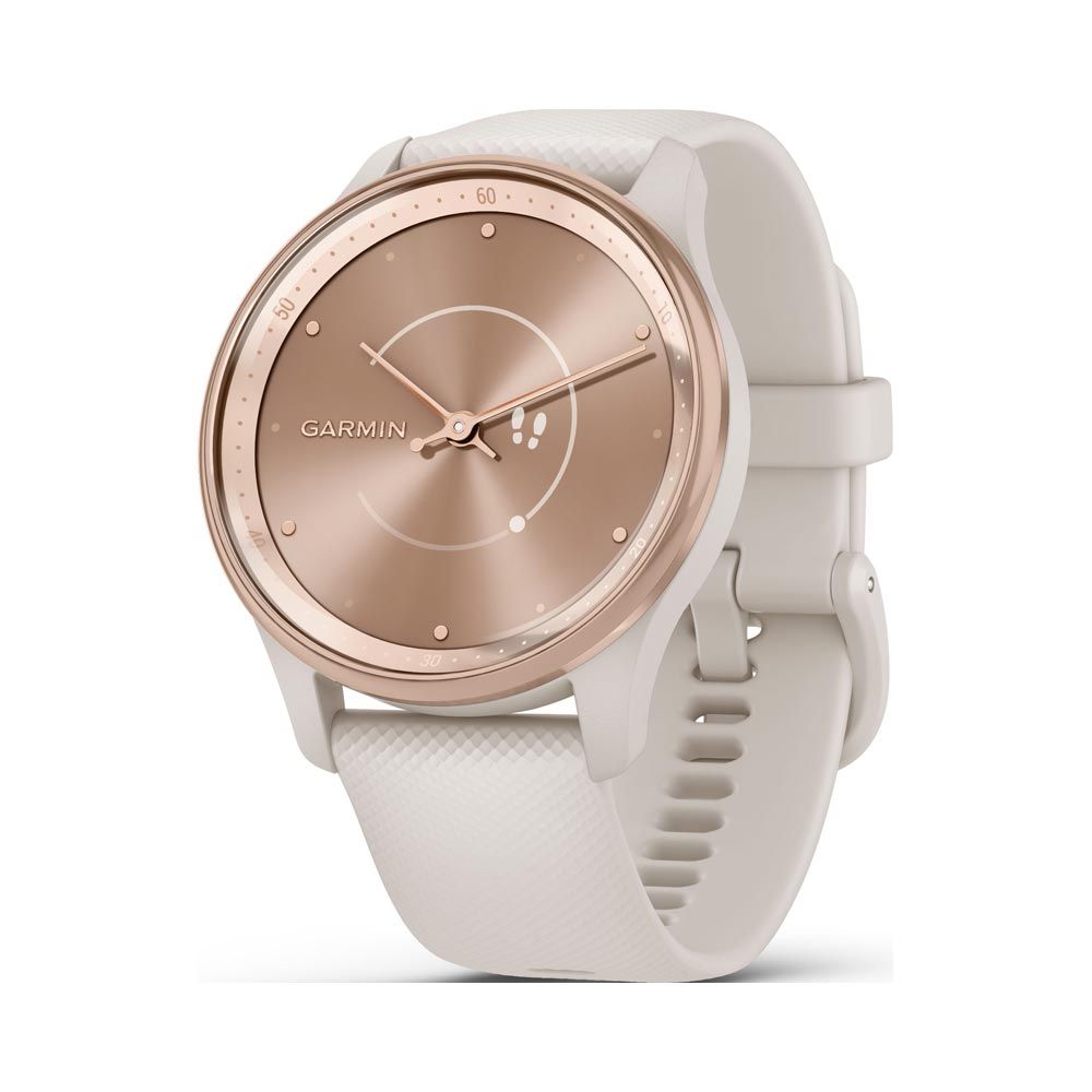 Garmin Vivomove Trend chytré hodinky White Cream Silic Garmin