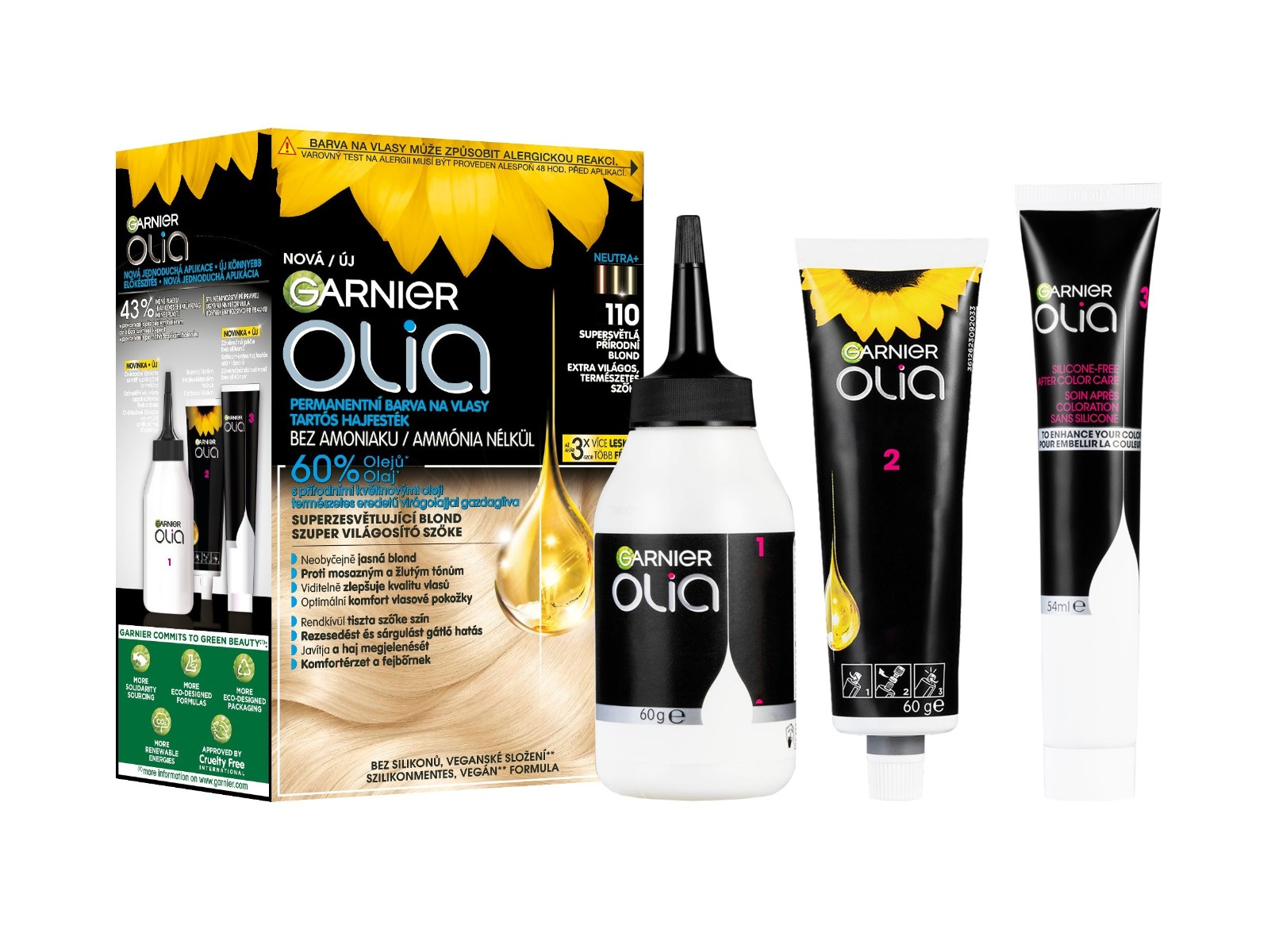 Garnier Olia 110 Supersvětlá přírodní blond permanentní barva na vlasy Garnier