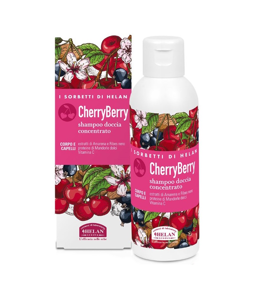 HELAN Sorbetti CherryBerry Sprchový gel a šampon 2v1 150 ml HELAN