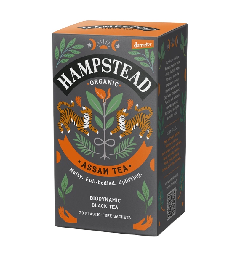 Hampstead Tea BIO Černý čaj Assam 20x2 g Hampstead Tea