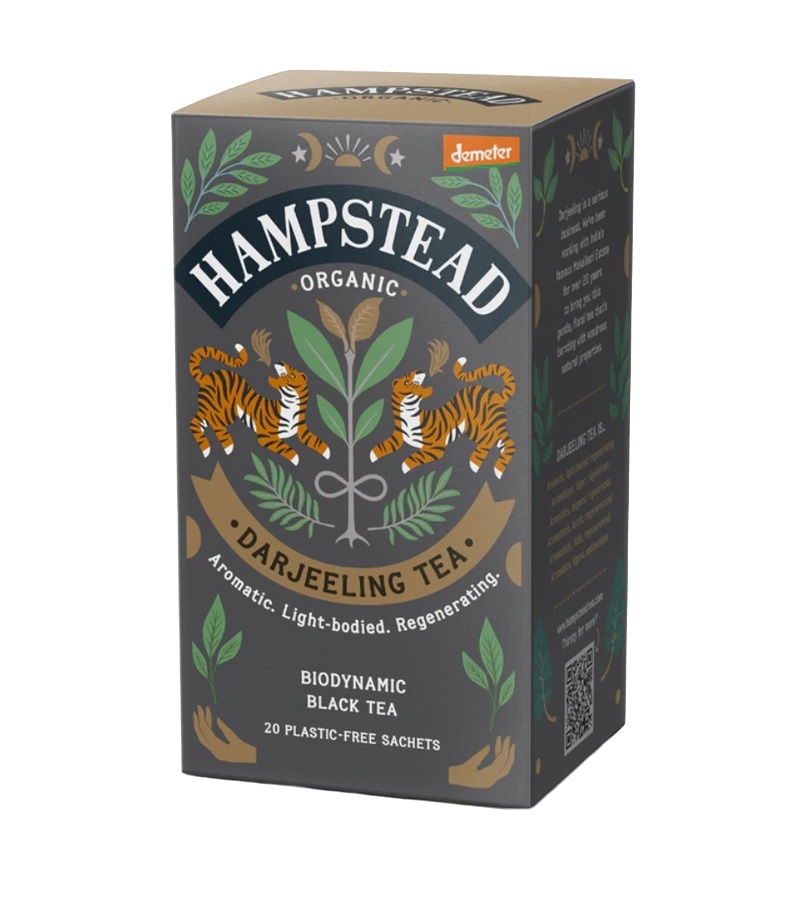 Hampstead Tea BIO Černý čaj Darjeeling 20x2 g Hampstead Tea