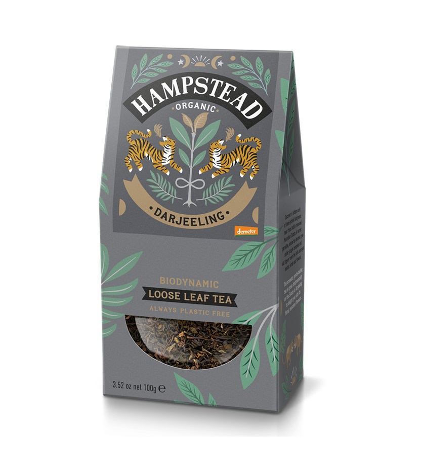 Hampstead Tea BIO Černý sypaný čaj Darjeeling 100 g Hampstead Tea