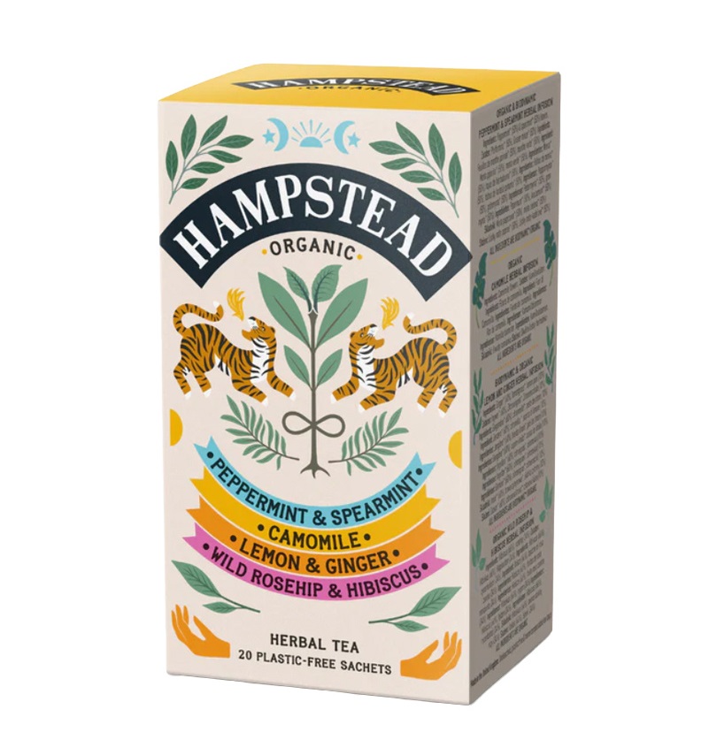 Hampstead Tea BIO Selekce bylinných a ovocných čajů 20 ks Hampstead Tea