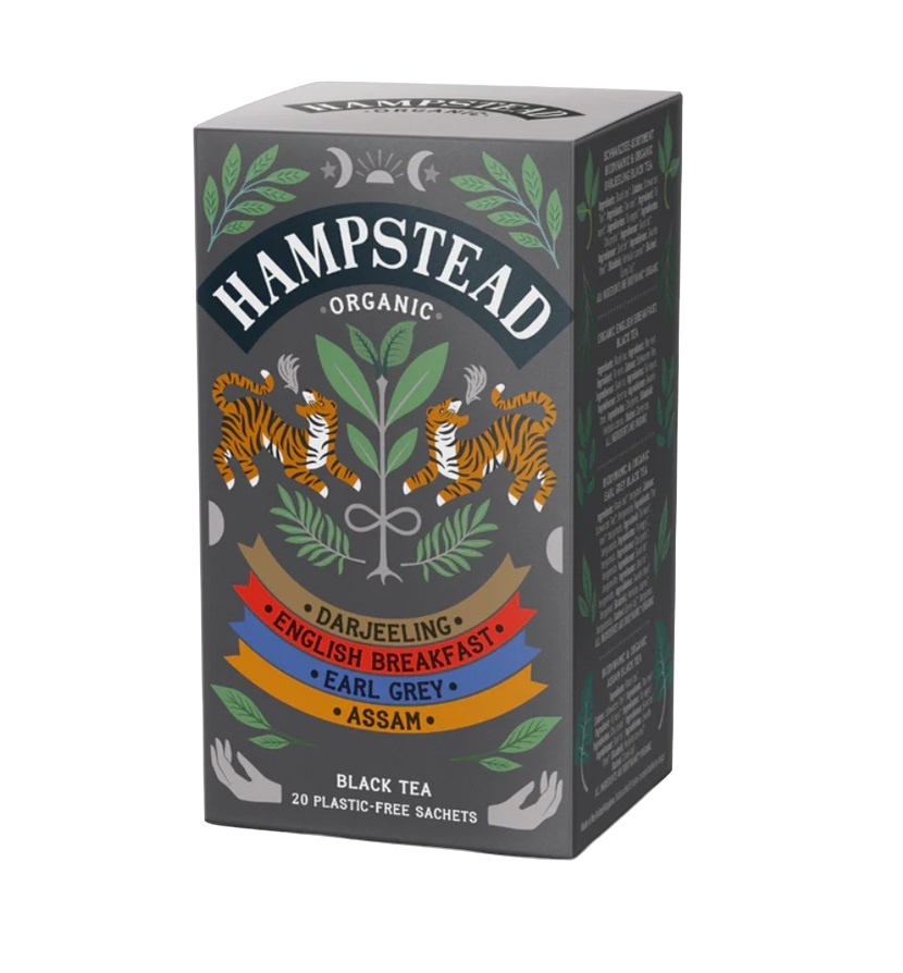 Hampstead Tea BIO Selekce černých čajů 20x2 g Hampstead Tea