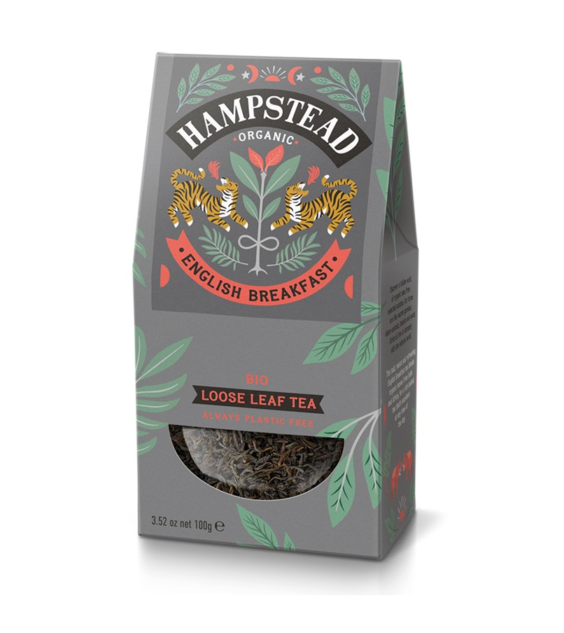 Hampstead Tea BIO Sypaný čaj English Breakfast 100 g Hampstead Tea