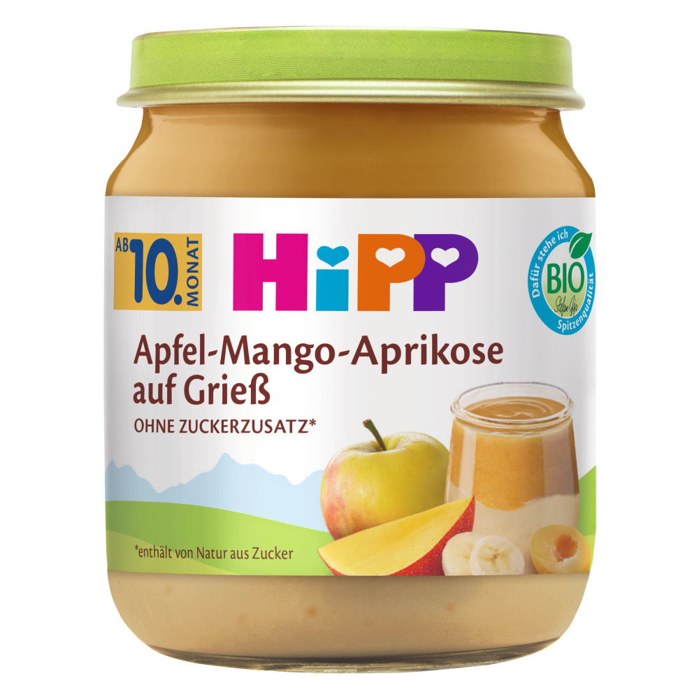 Hipp BIO Krupička s ovocem 200 g Hipp