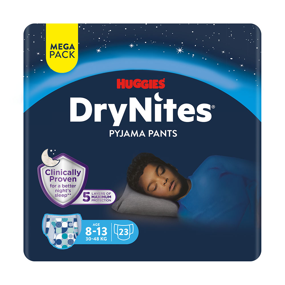 Huggies DryNites Natahovací kalhotky pro chlapce 8–13 let 30–48 kg 23 ks Huggies