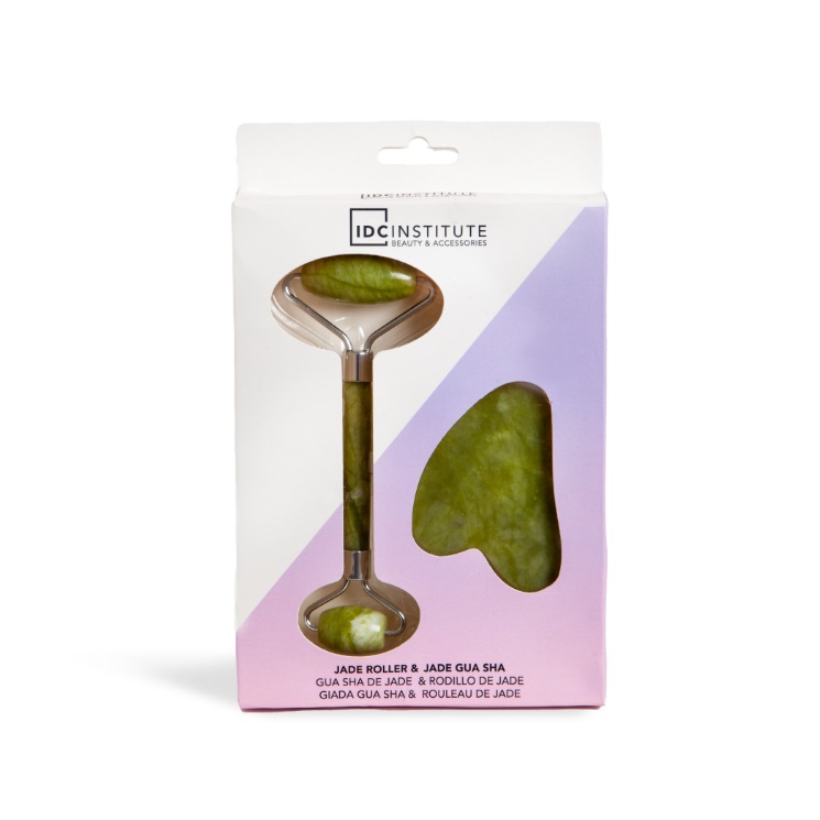 IDC Institute Nefritový masážní roller a Gua Sha kámen IDC Institute