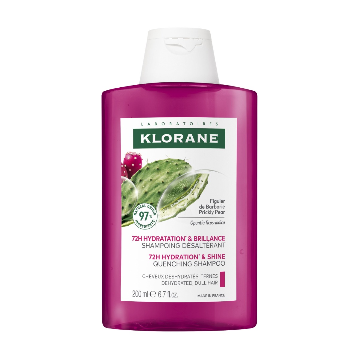 KLORANE Hydratační šampon s opuncií 200 ml KLORANE