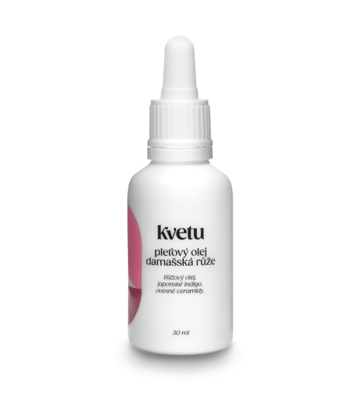 Kvetu Pleťový olej Damašská růže 30 ml Kvetu