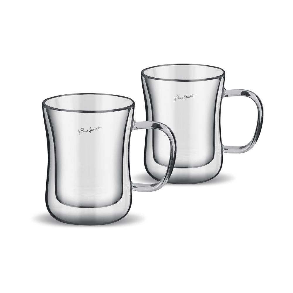 LAMART LT9033 Vaso sklenice latte 400 ml 2 ks LAMART