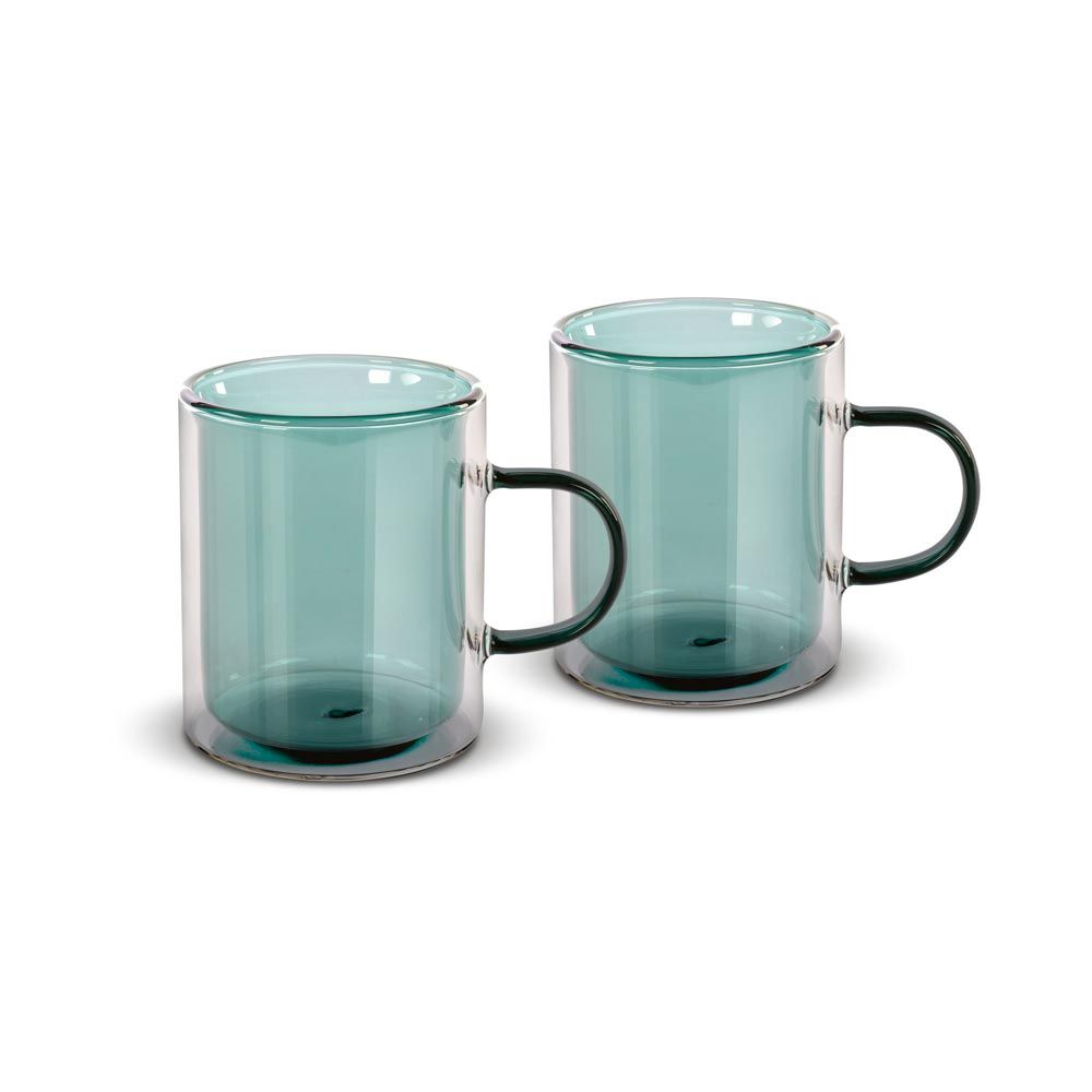 LAMART LT9122 Vaso sklenice na čaj 350 ml 2 ks tyrkysové LAMART