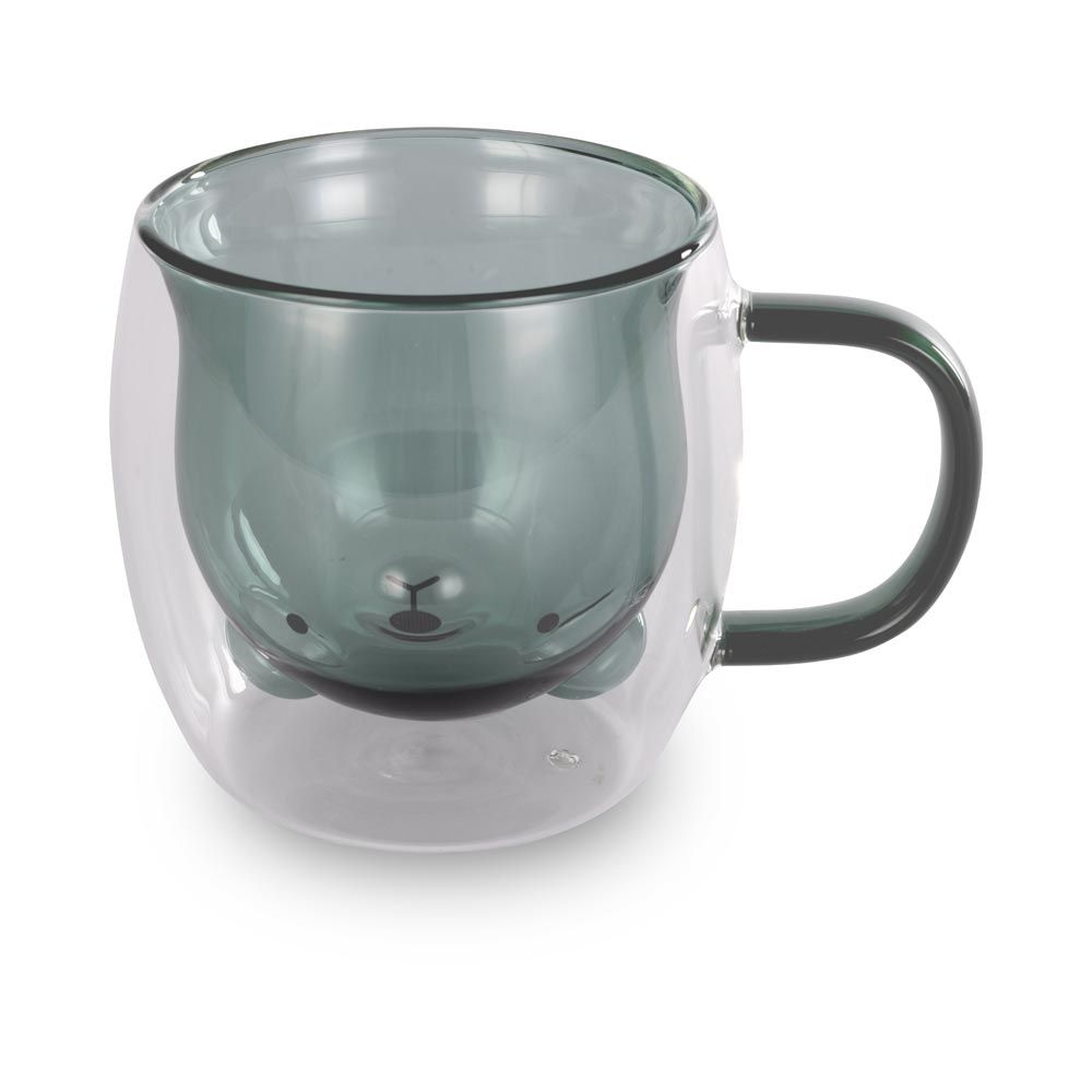 LAMART LT9127 Vaso sklenice bear 250 ml 2 ks zelené LAMART