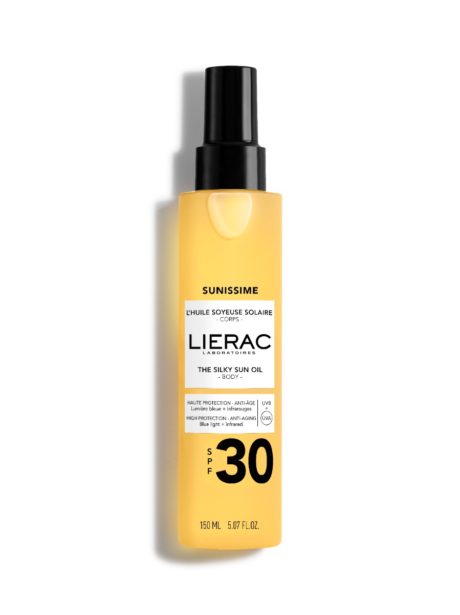 Lierac Sunissime Hedvábný olej na opalování s vysokou ochranou SPF30 150 ml Lierac