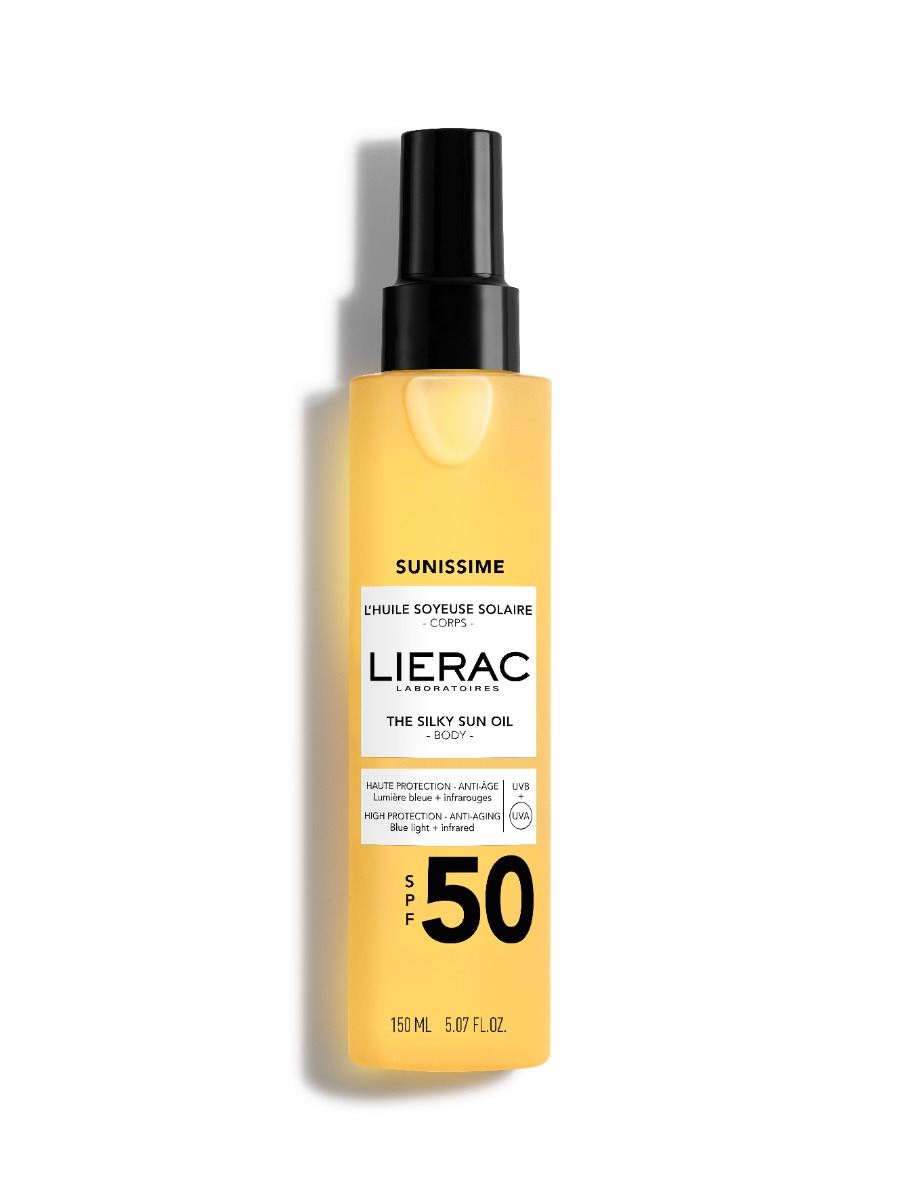 Lierac Sunissime Hedvábný olej na opalování s vysokou ochranou SPF50 150 ml Lierac