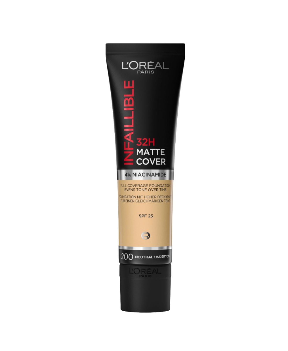 Loréal Paris Infaillible 32H Matte Cover odstín 200 dlouhotrvající make-up 30 ml Loréal Paris