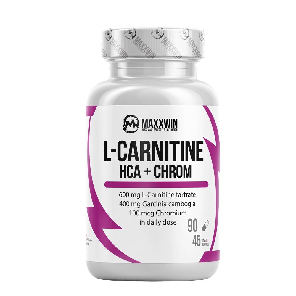 MAXXWIN L-CARNITINE + HCA + CHROM 90 kapslí MAXXWIN