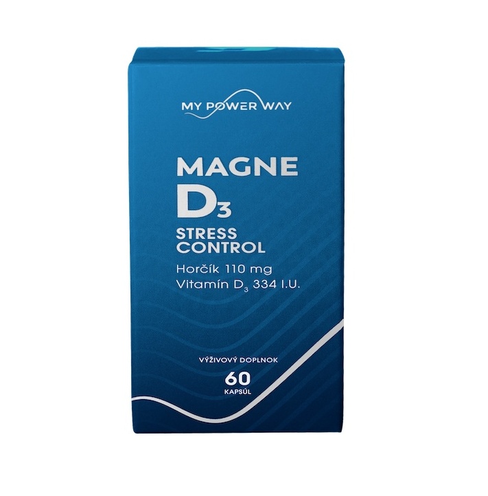 MY POWER WAY Magne D3 Stress Control 60 kapslí MY POWER WAY