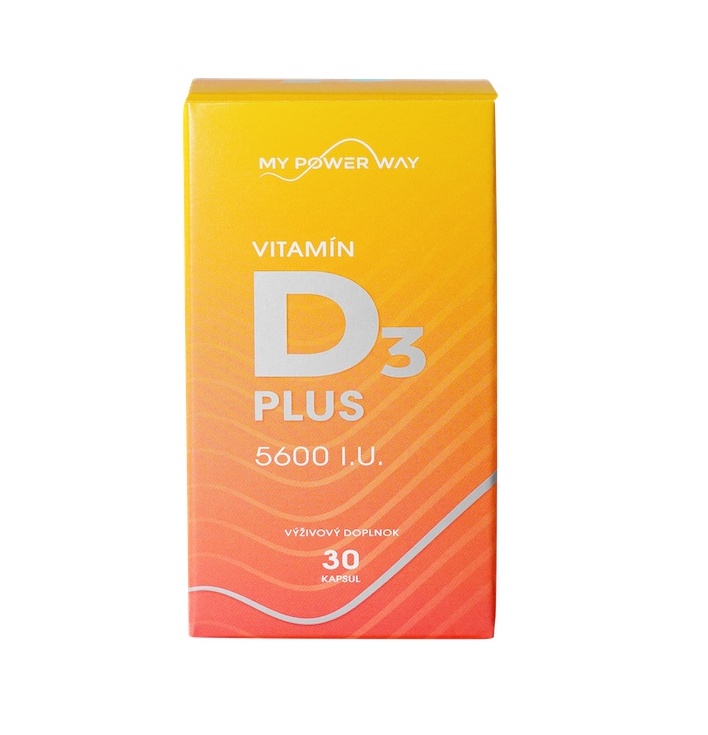 MY POWER WAY Vitamín D3 PLUS 30 kapslí MY POWER WAY