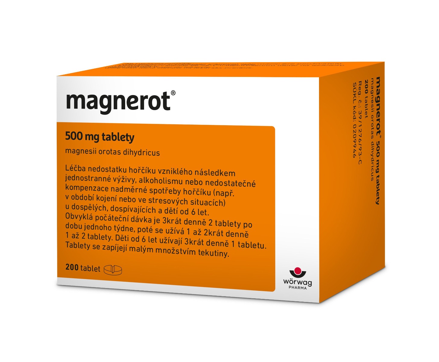 Magnerot 500 mg 200 tablet Magnerot
