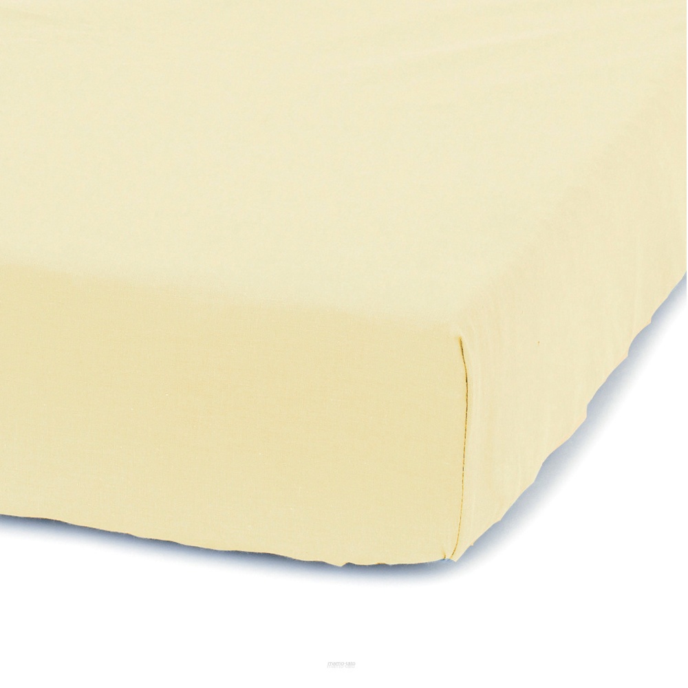 Mamo Tato Bavlněné prostěradlo 60x120cm - krémová Mamo Tato