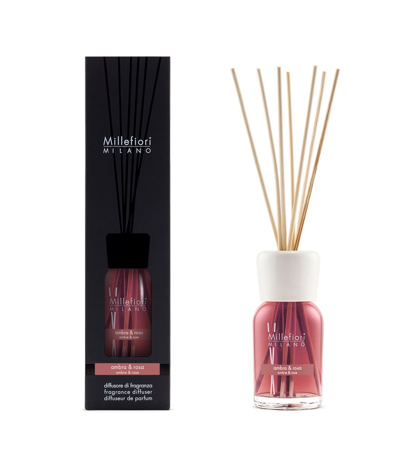 Millefiori Milano Ambra & Rosa difuzér 100 ml Millefiori