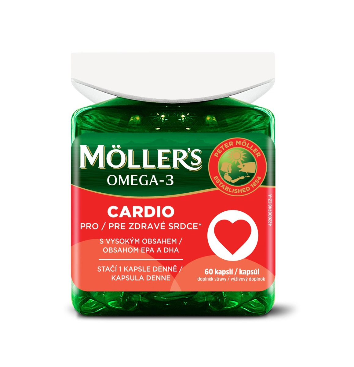 Mollers Omega-3 Cardio 60 tobolek Mollers