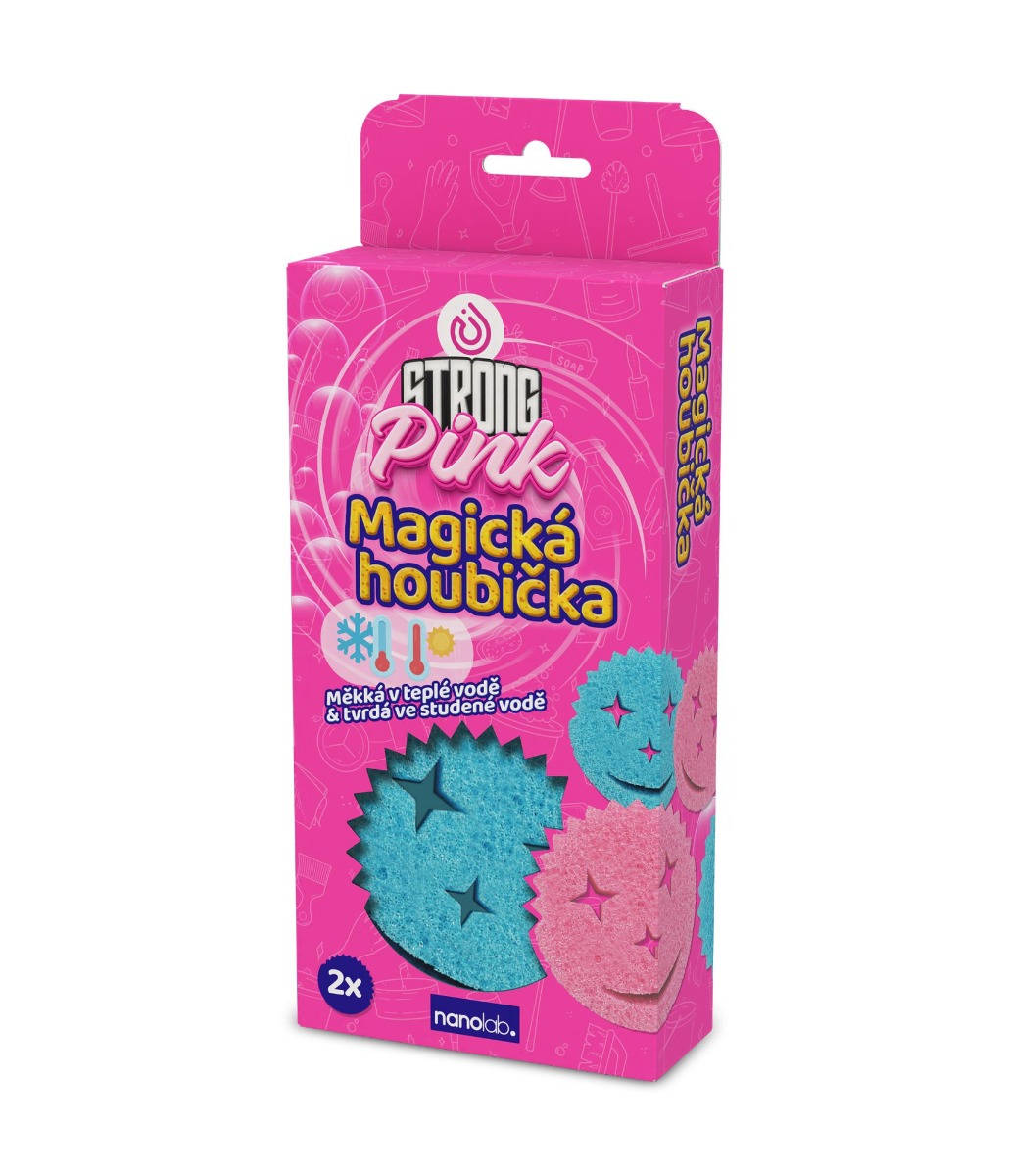 Nanolab Strong Pink Magická houbička 2 ks Nanolab