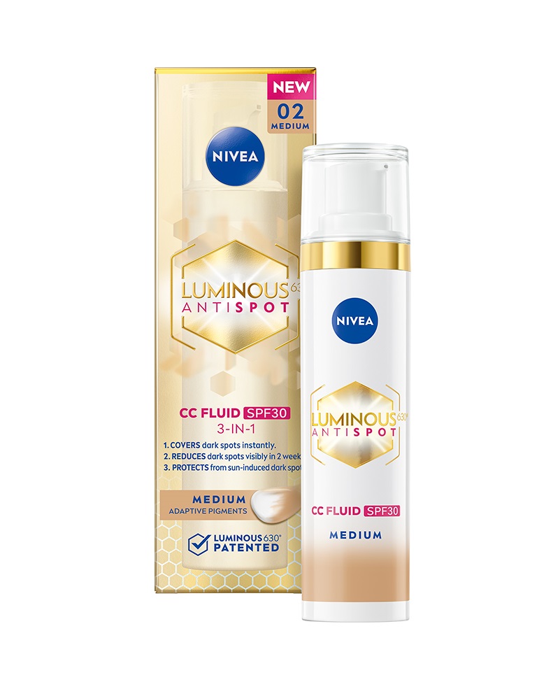 Nivea Luminous SPF30 Medium CC krém 40 ml Nivea