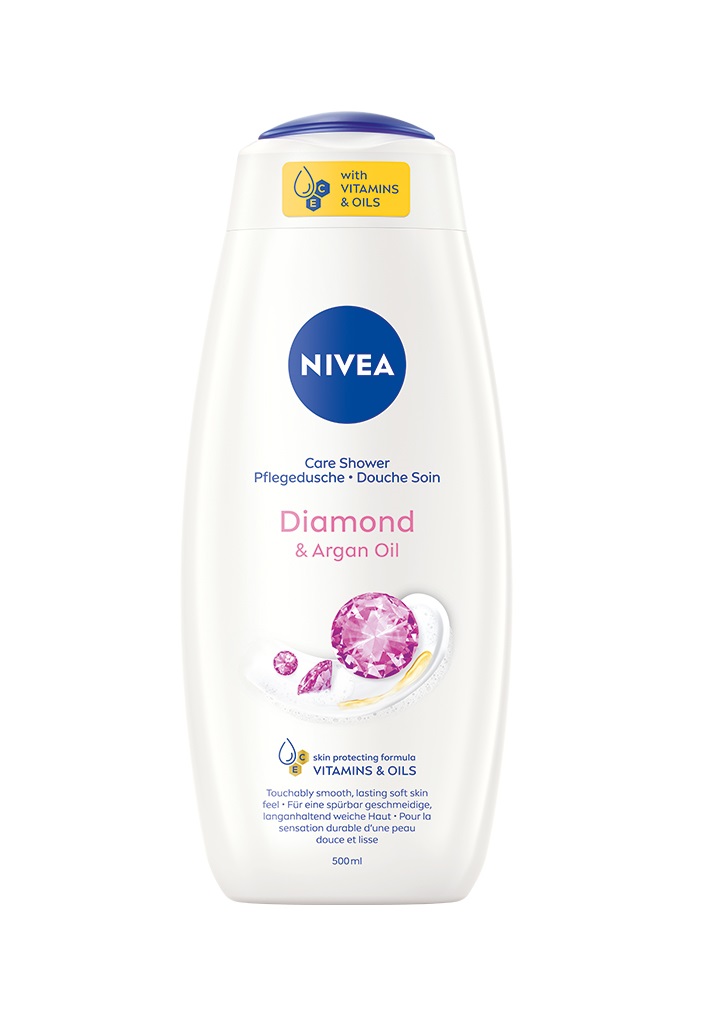 Nivea Sprchový gel Care&Diamond 500 ml Nivea